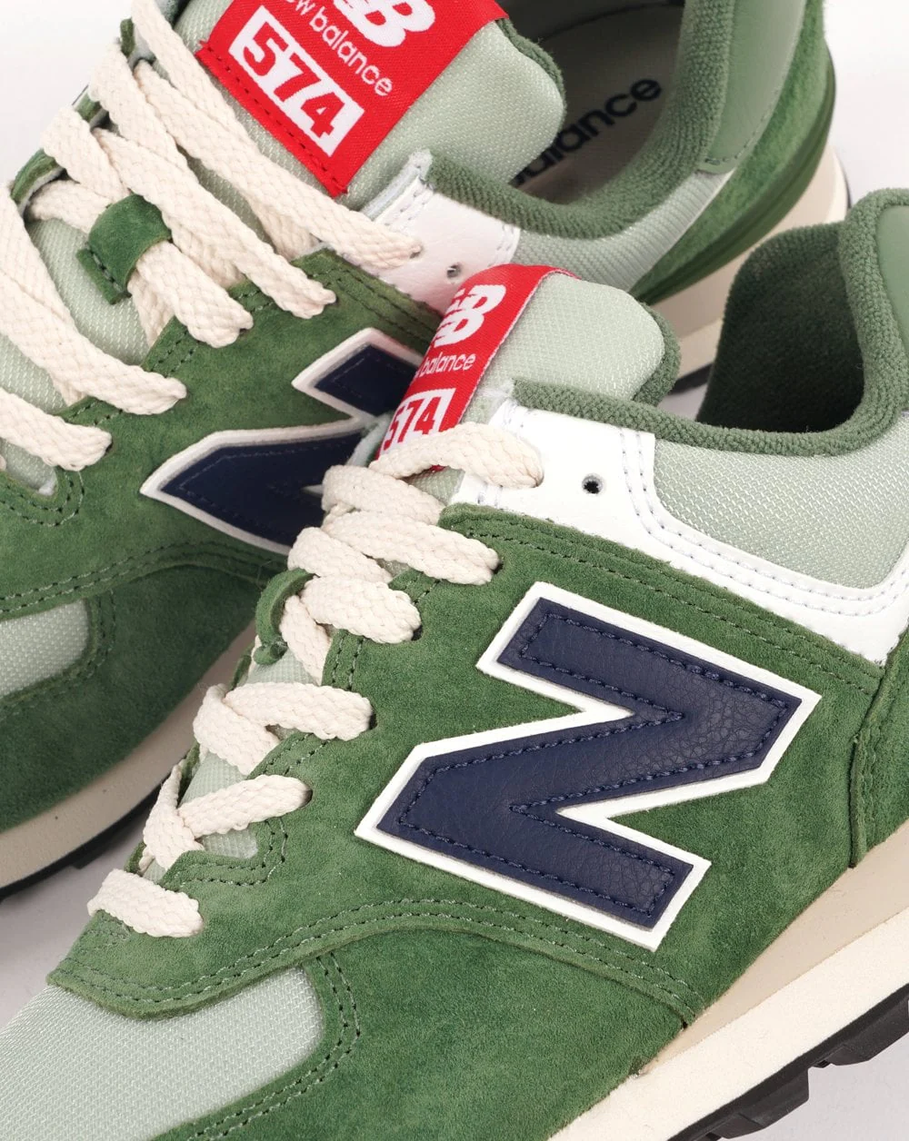 New Balance 574 Trainer Green/Navy - Image 3