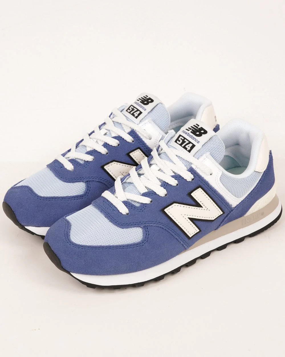 New Balance 574 Trainers Navy/Reflection - Image 2
