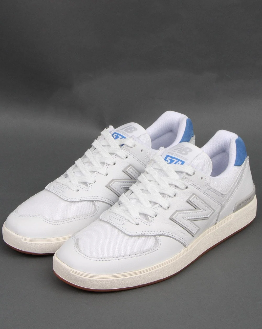 New Balance AM574 Trainers White - Image 3