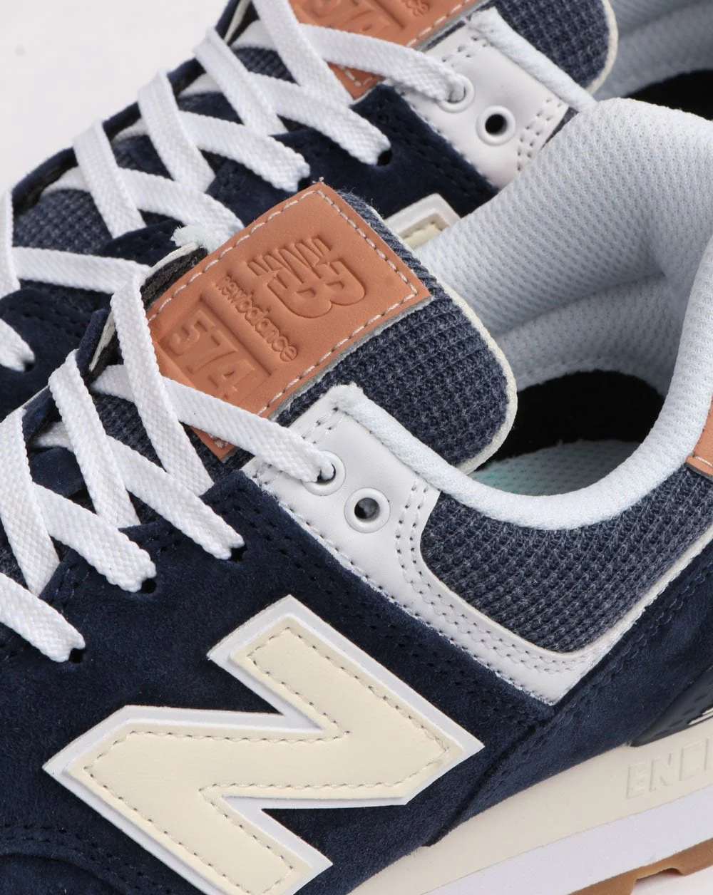 New Balance Ml574 Trainers Navy - Image 4