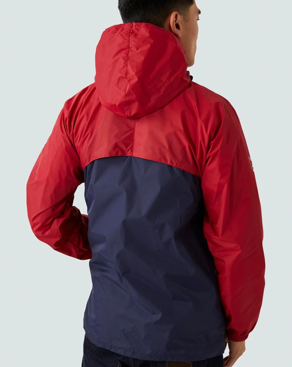 Patrick Classic Cagoule Retro Red/Navy - Image 5
