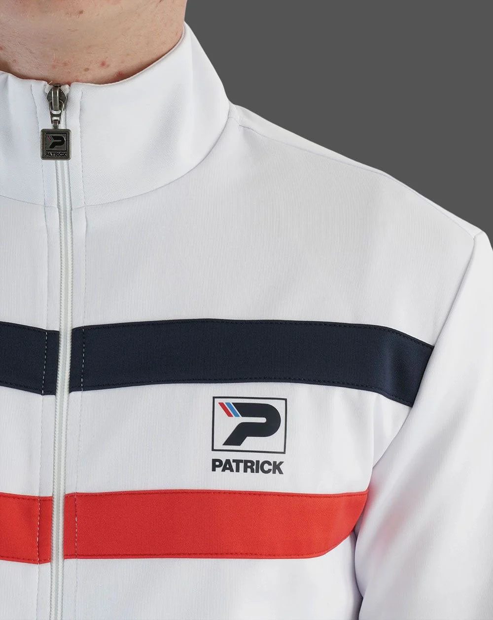 Patrick Jimmy Track Top White - Image 3