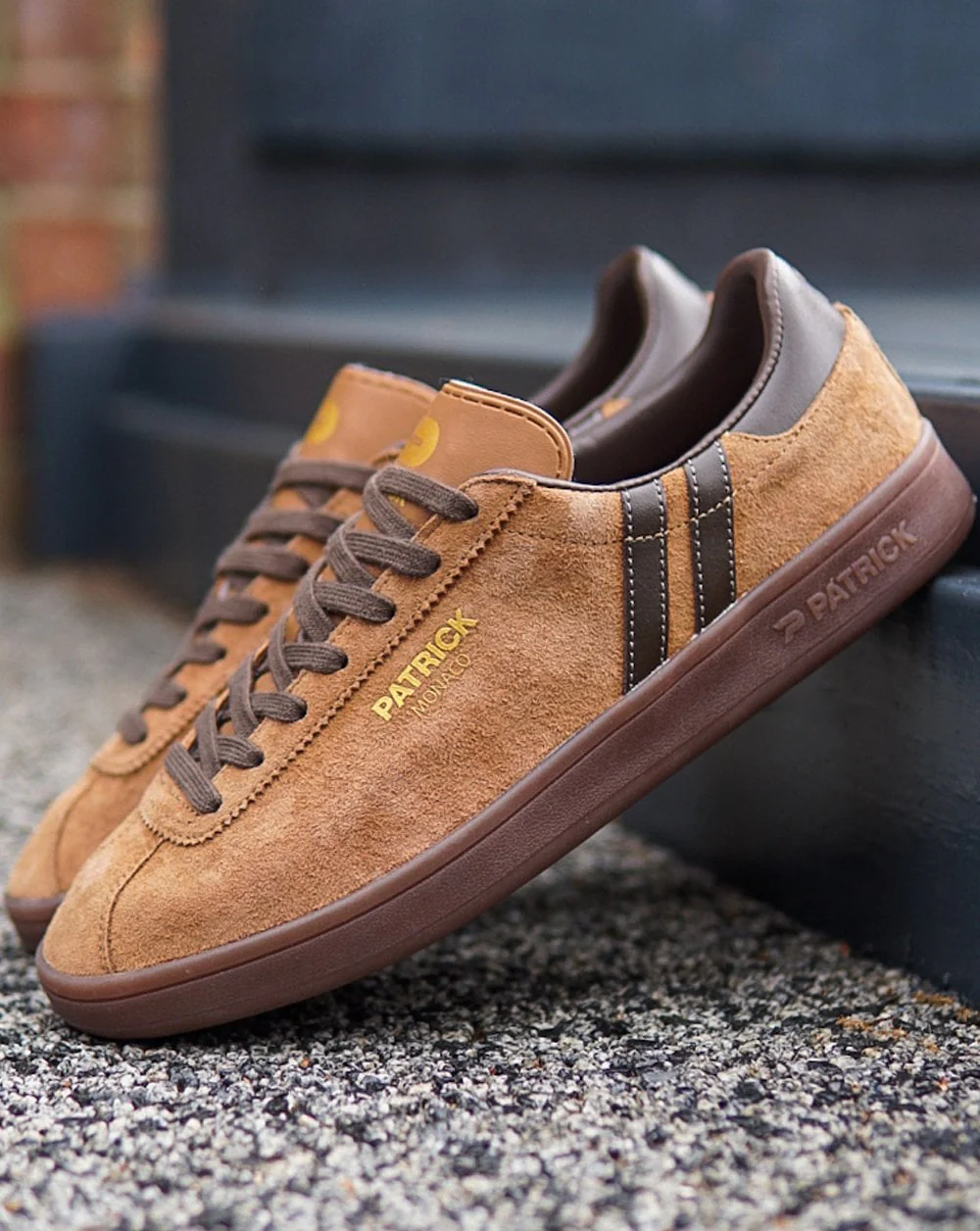 Patrick Monaco Trainers Camel Brown - Image 2