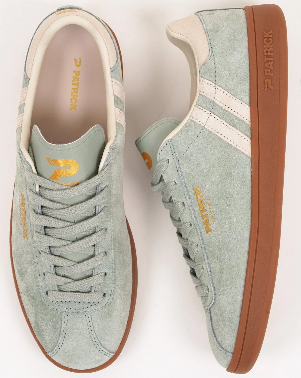 Patrick Monaco Trainers Green / Sand - Image 4