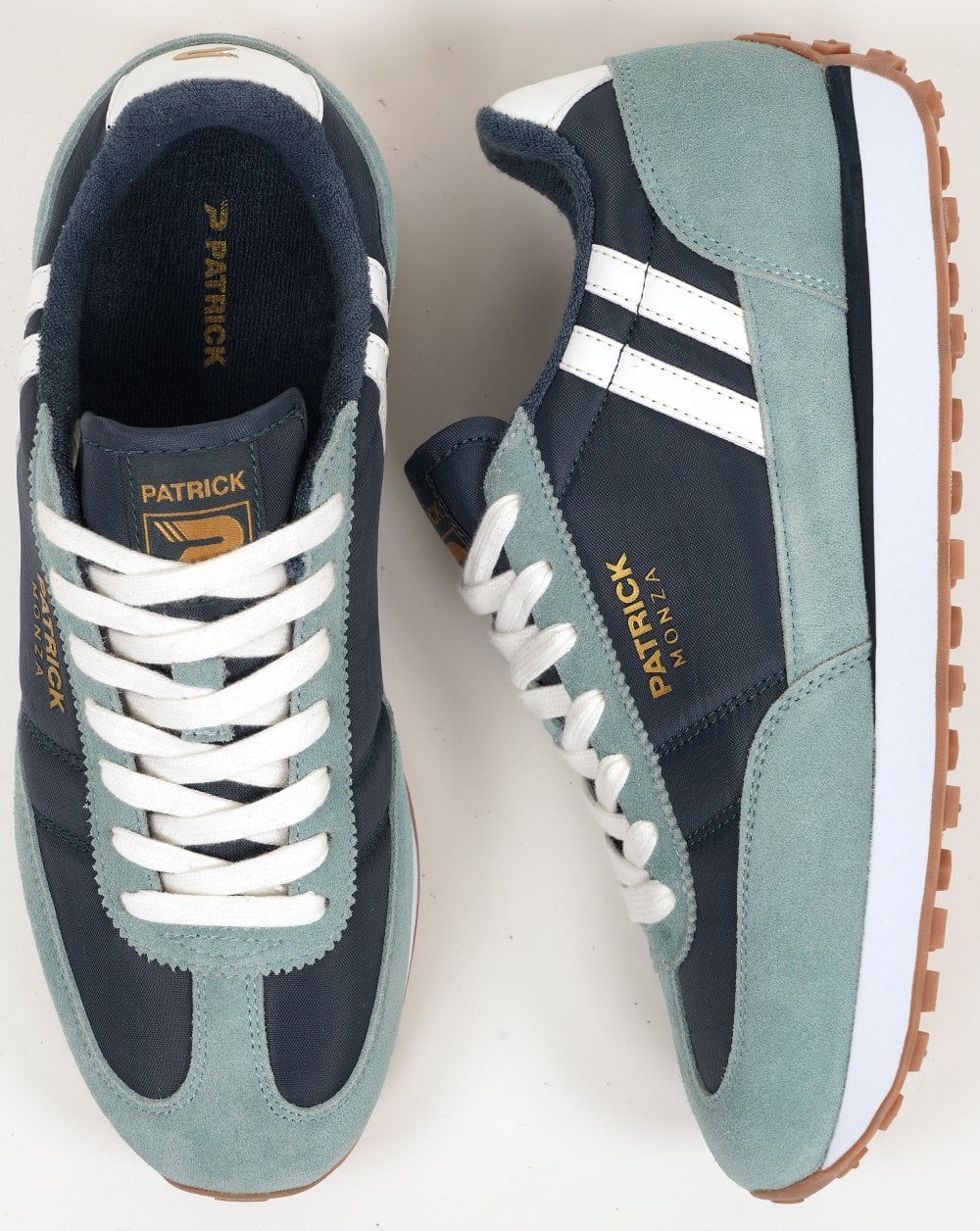 Patrick Monza Trainers Contrast Blue / White - Image 4