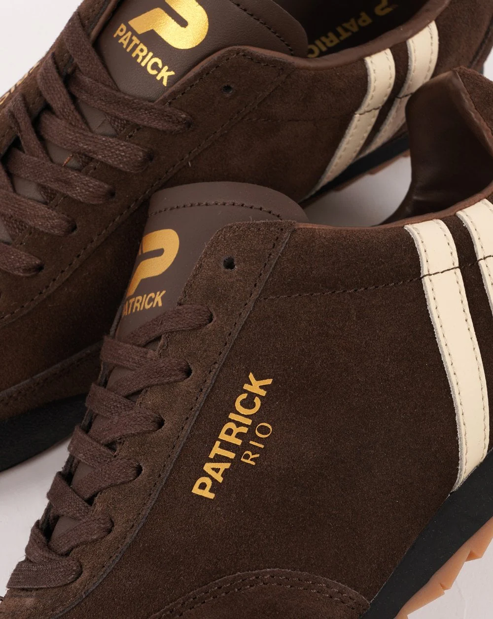 Patrick Rio Trainers Brown- Cream - Image 2