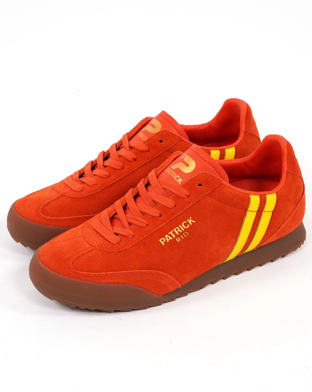 Patrick Rio Trainers Orange /Yellow - Image 2