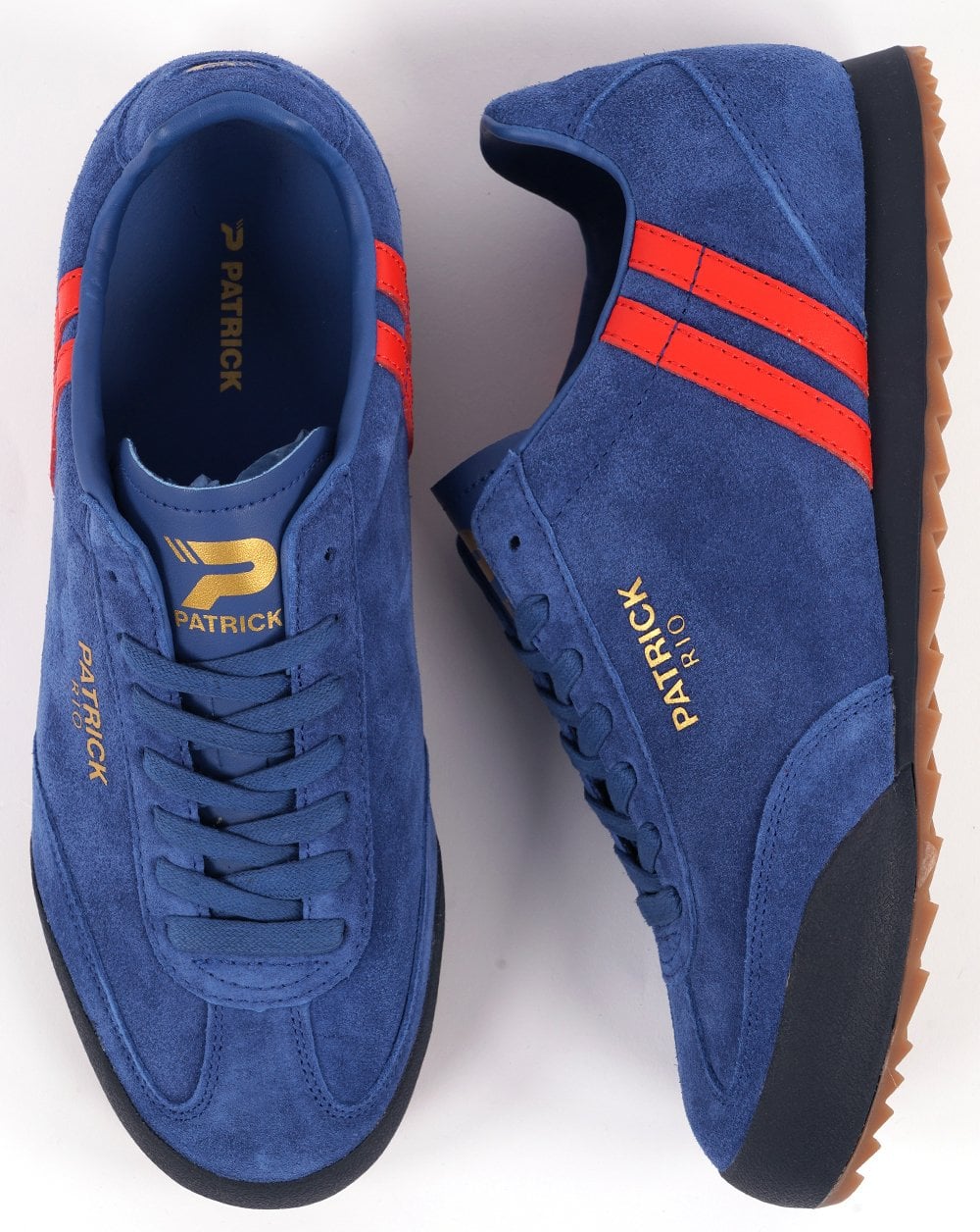 Patrick Rio Trainers Royal /  Red - Image 6