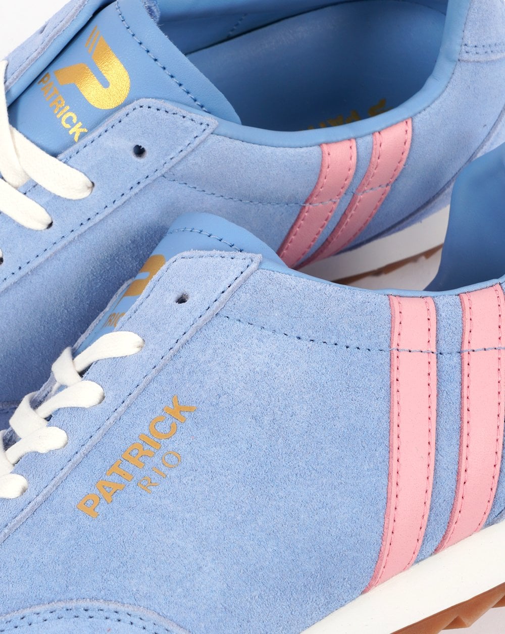 Patrick Rio Trainers Sky Blue/Pink - Image 3
