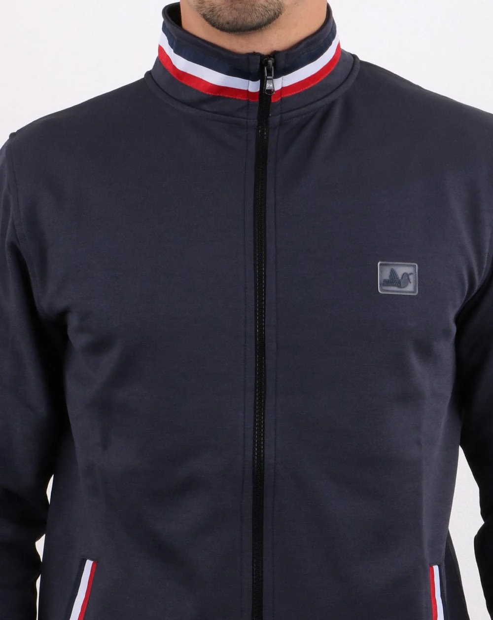 Peaceful Hooligan Boddington Track Top Navy - Image 2