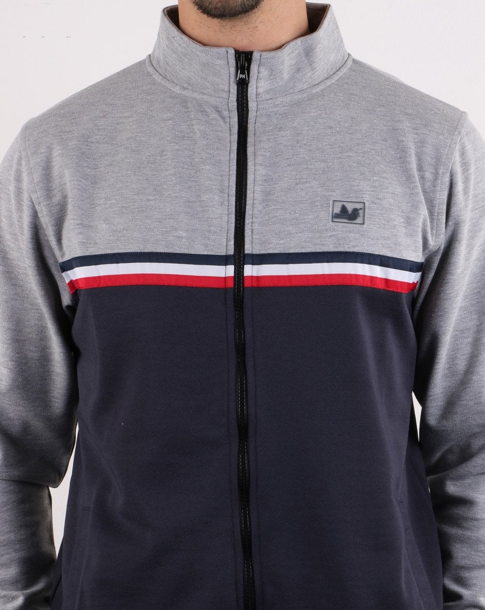 Peaceful Hooligan Joshua Track Top Grey - Image 4