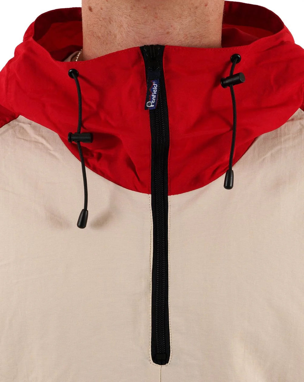 Penfield 50th Anniversary Pac Jac Jacket Anorak Ecru/Red - Image 2