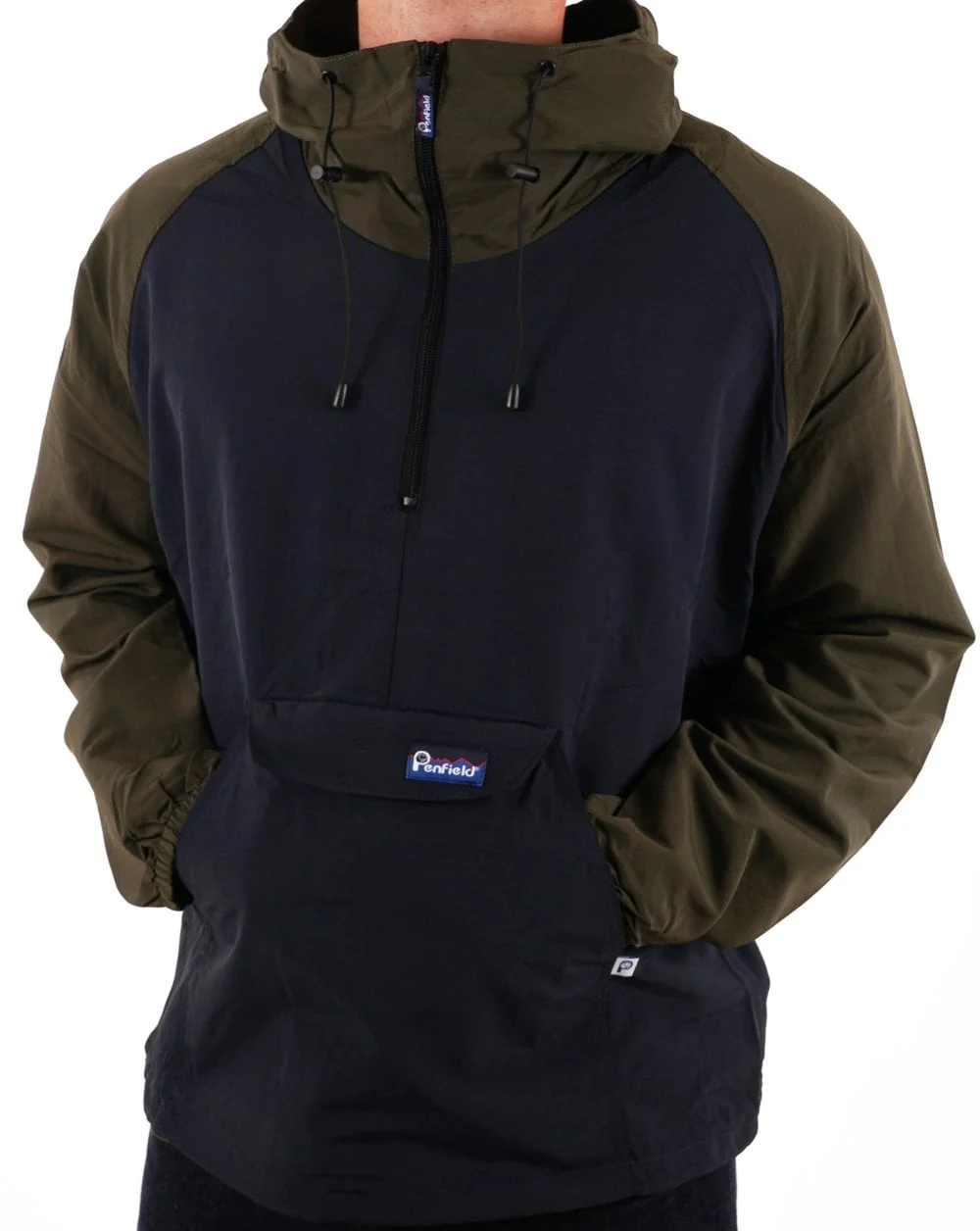 Penfield 50th Anniversary Pac Anorak Navy/Khaki - Image 5