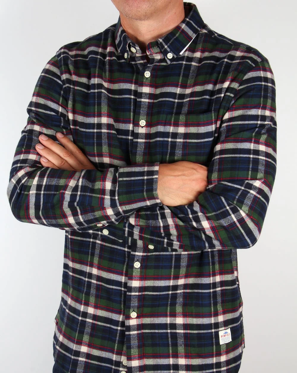 Penfield Barrhead Check Shirt Blue - Image 2