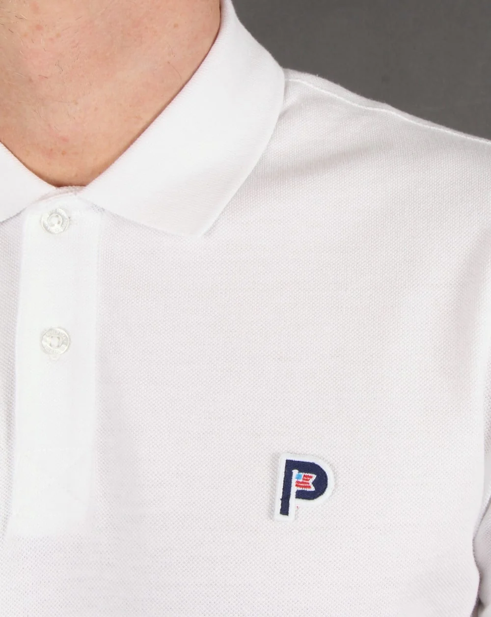 Penfield Norco Polo Shirt White - Image 2