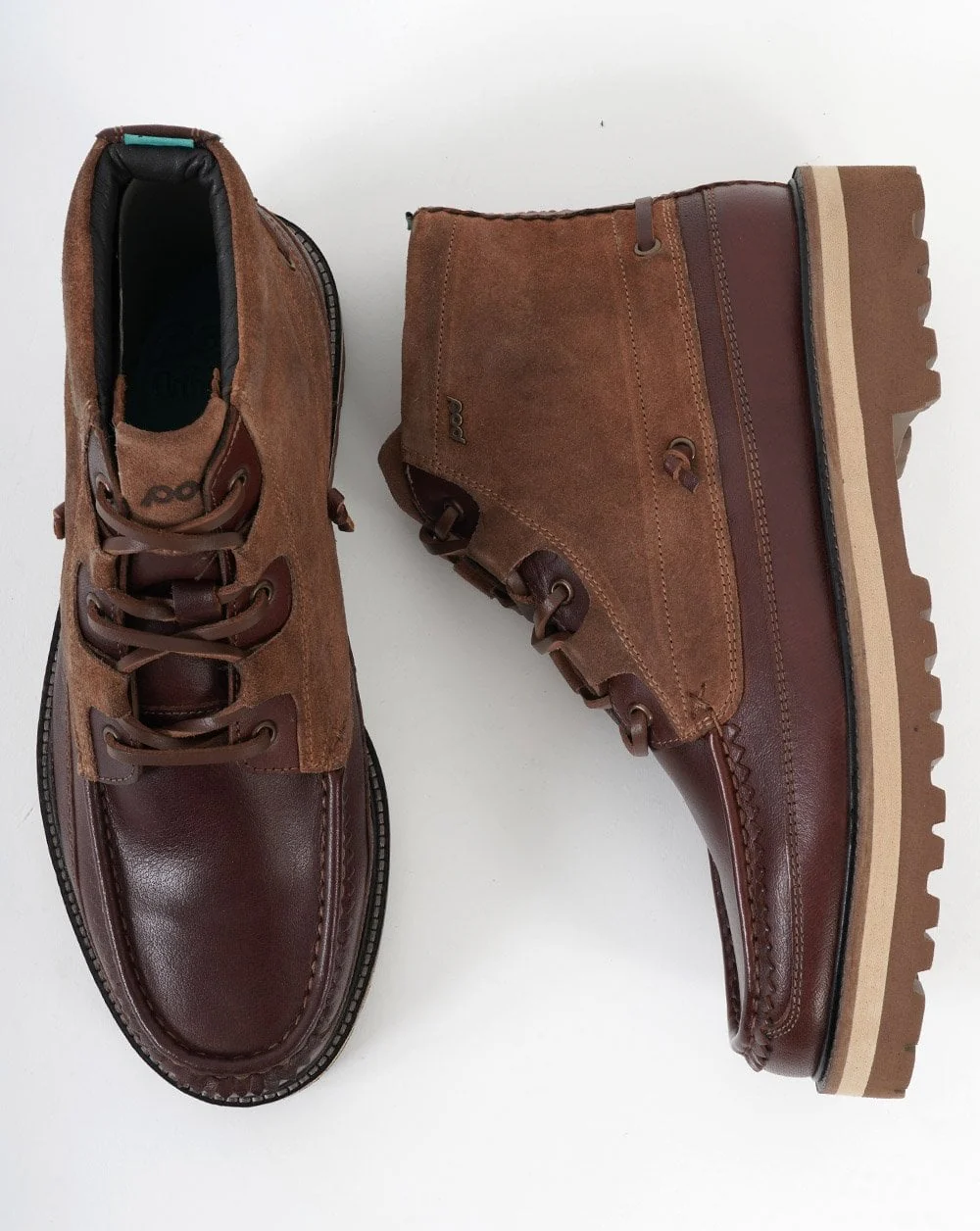 Pod Benedict Leather Moccasin Boot Chestnut - Image 2