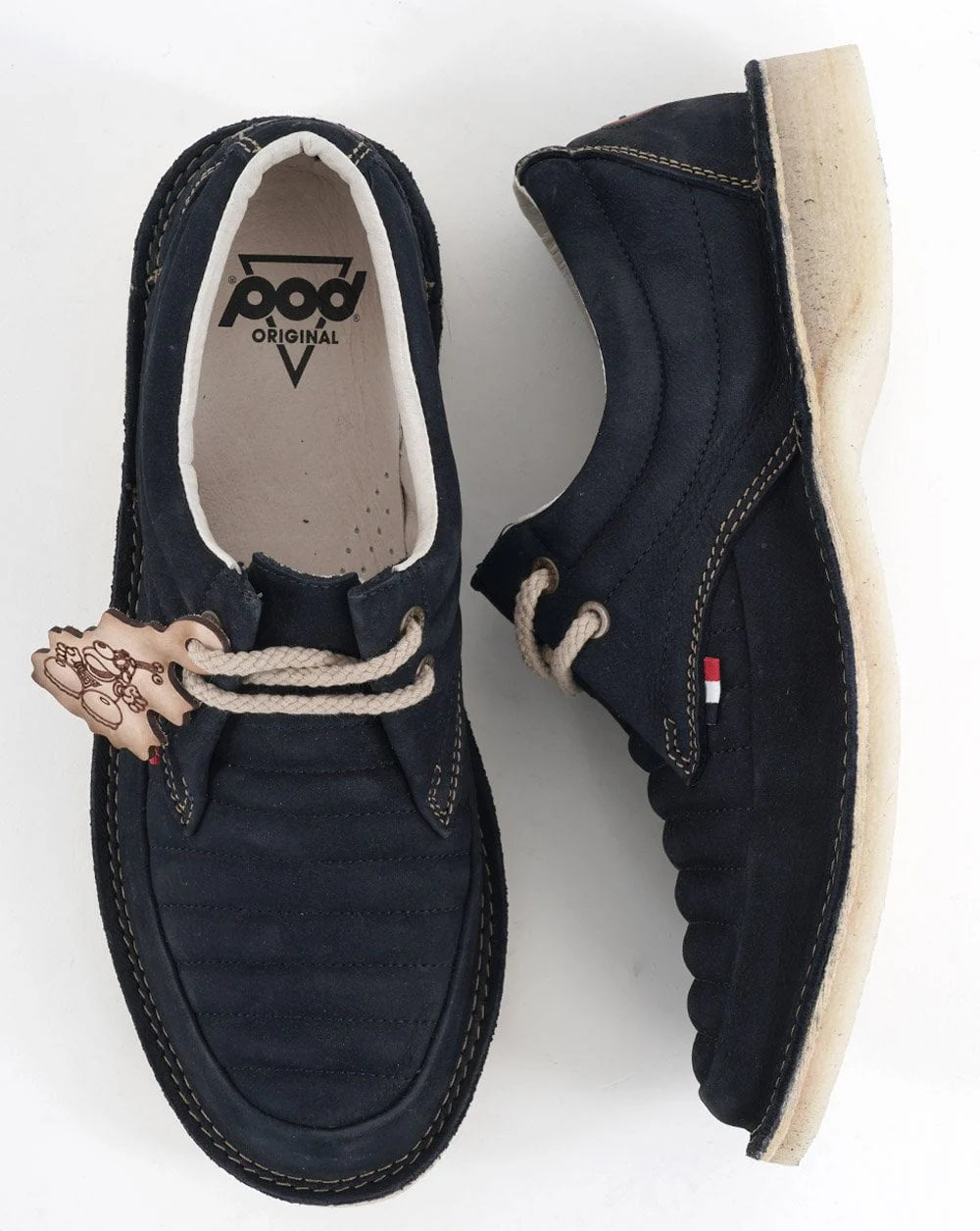 Pod Jagger Suede Shoe Navy - Image 3