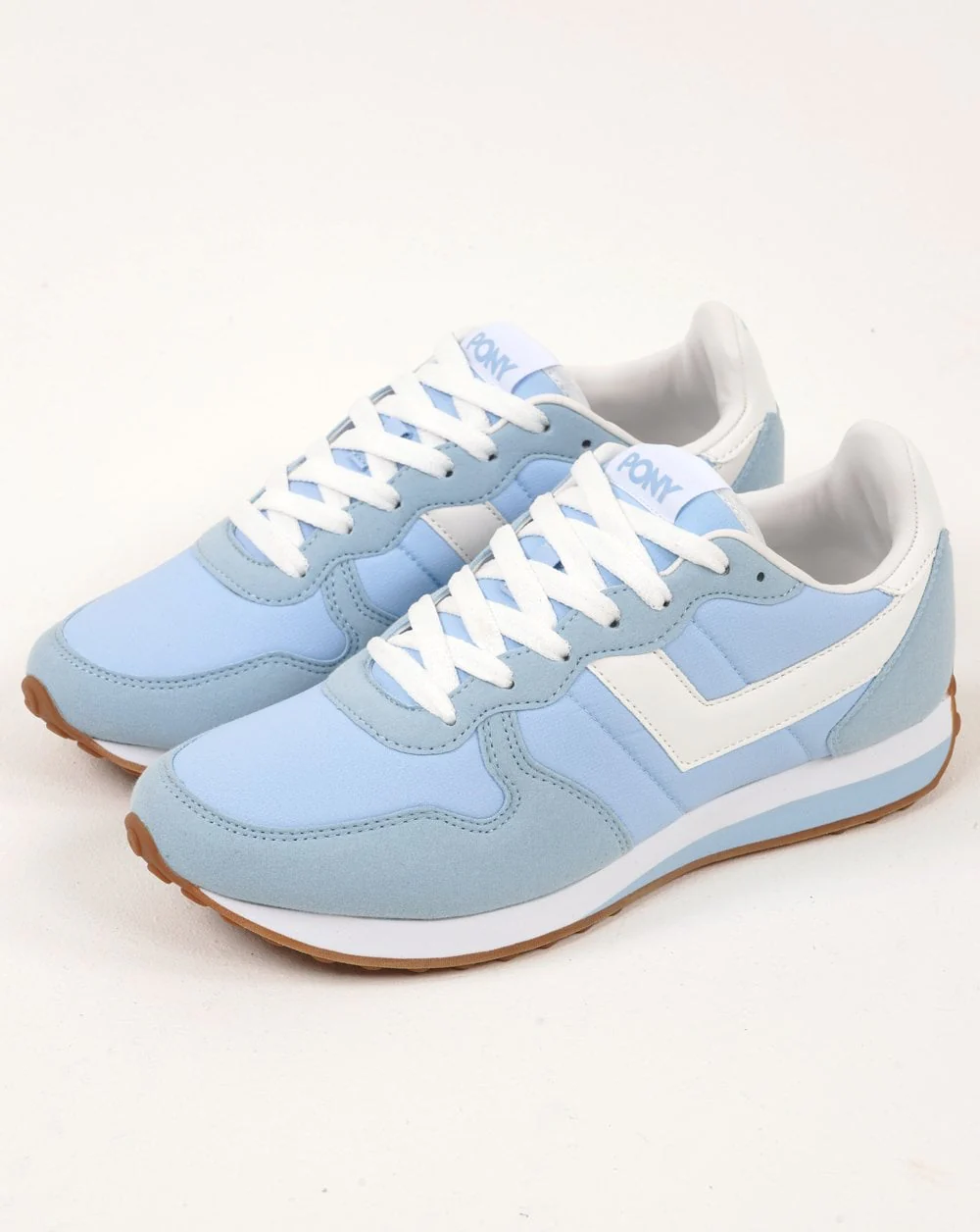 Pony Express Trainers Sky Blue/White - Image 3