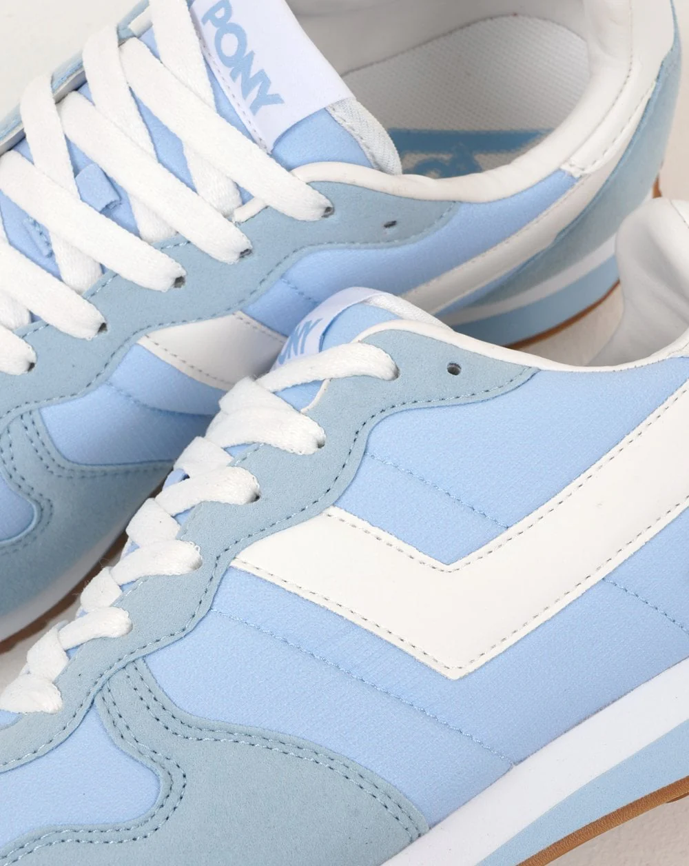 Pony Express Trainers Sky Blue/White - Image 5