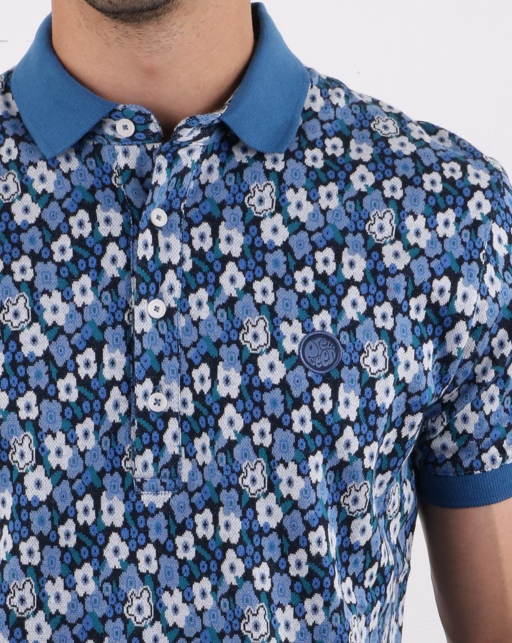 Pretty Green Barley Polo Blue - Image 4