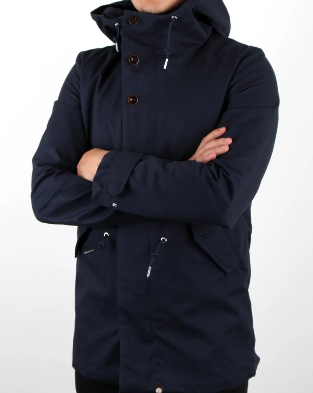 Pretty Green Baxter Parka Navy - Image 3