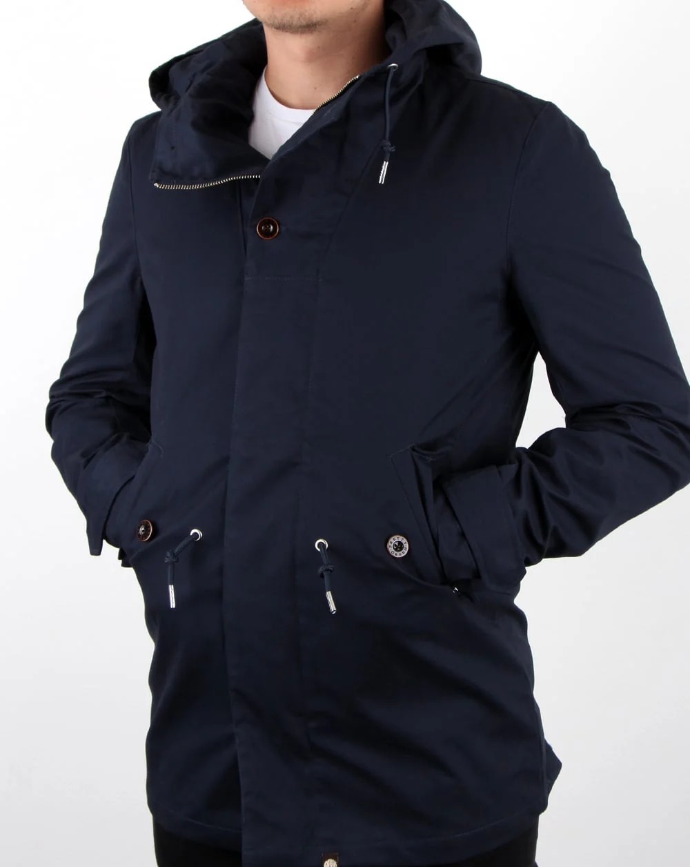 Pretty Green Baxter Parka Navy - Image 4