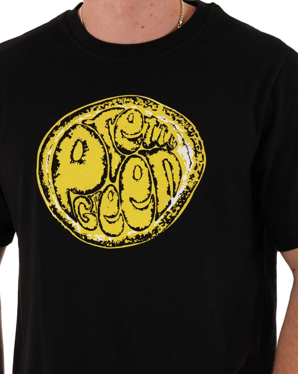 Pretty Green Citrus Sunshine T Shirt Black - Image 2