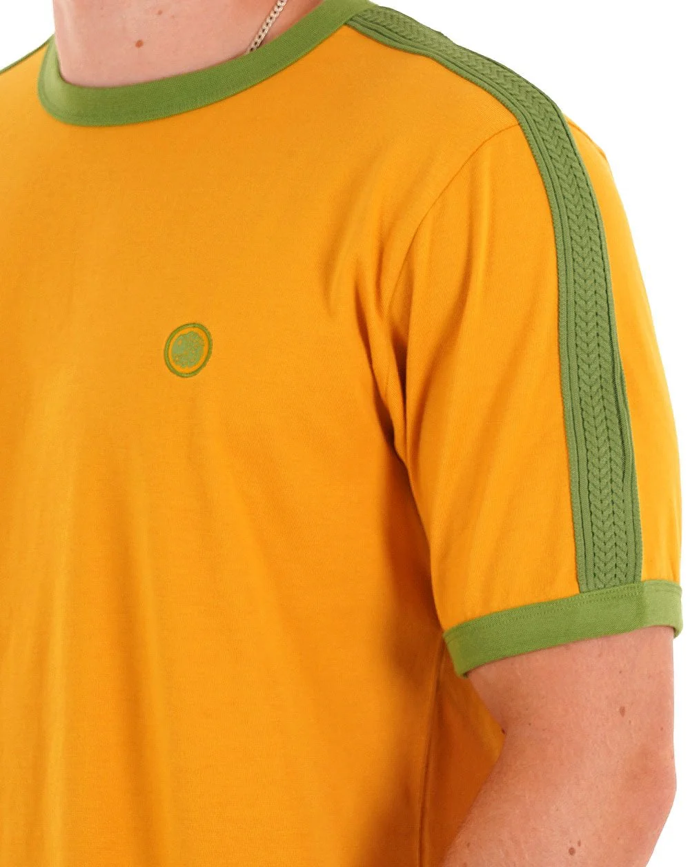 Pretty Green Denton T Shirt Yellow