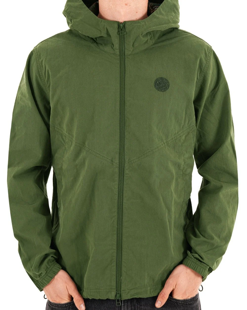 Pretty Green Feltham Hooded Jacket Khaki - Image 2