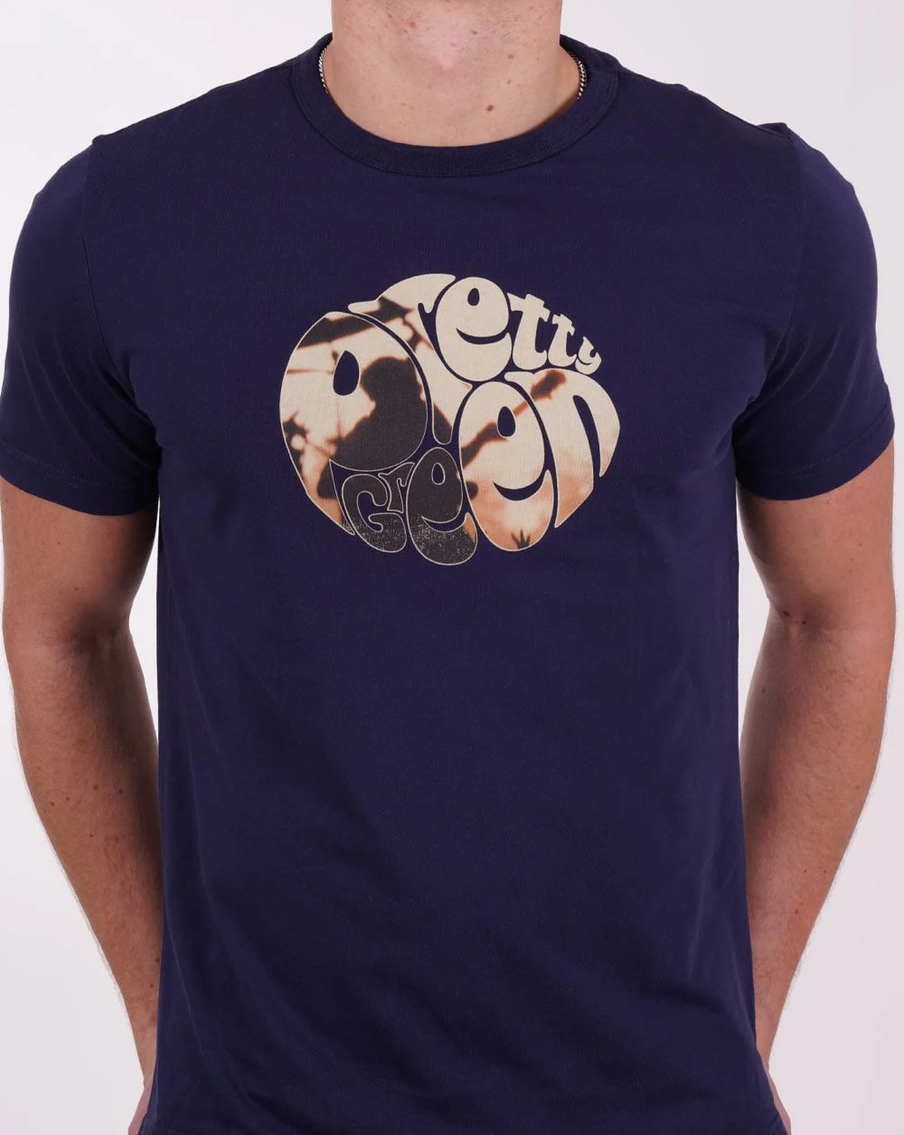Pretty Green Frontman T-shirt Navy - Image 3