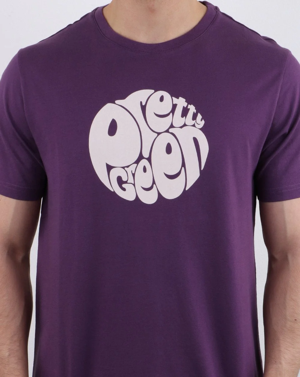 Pretty Green Gillespie T-shirt Purple - Image 3