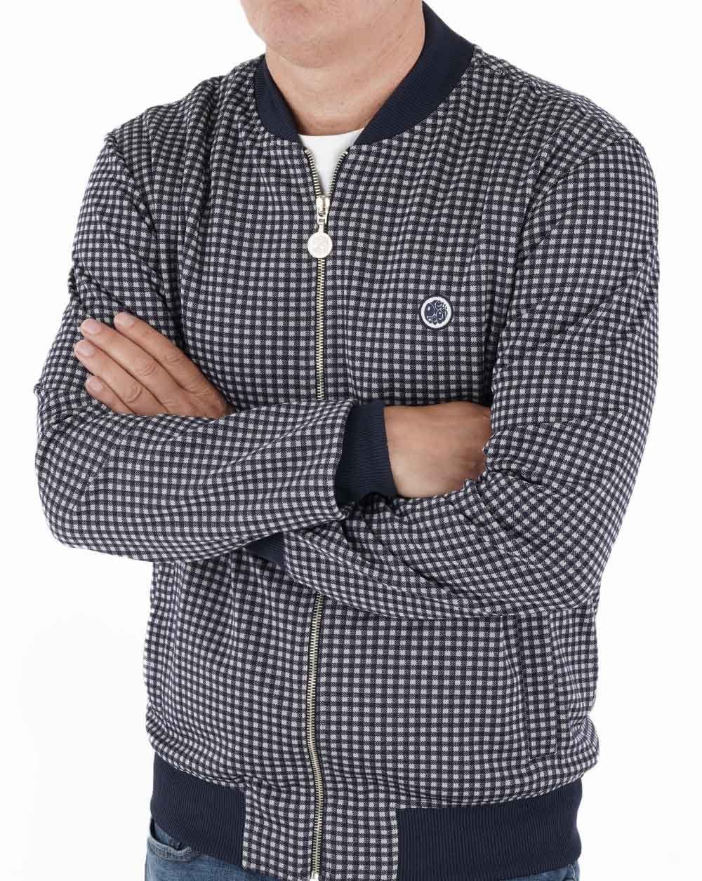 Pretty Green Gingham Jacket Blue - Image 4