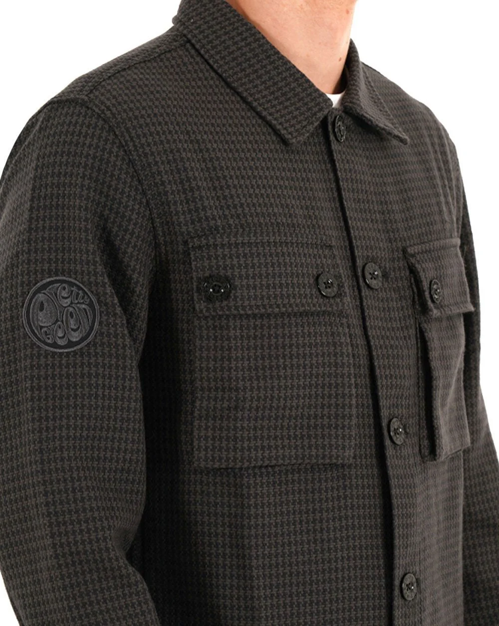 Pretty Green Kilburn Overshirt Black - Image 3