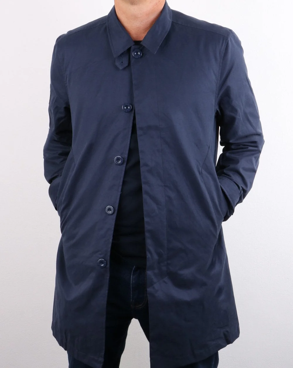 Pretty Green Langley Mac Navy - Image 2