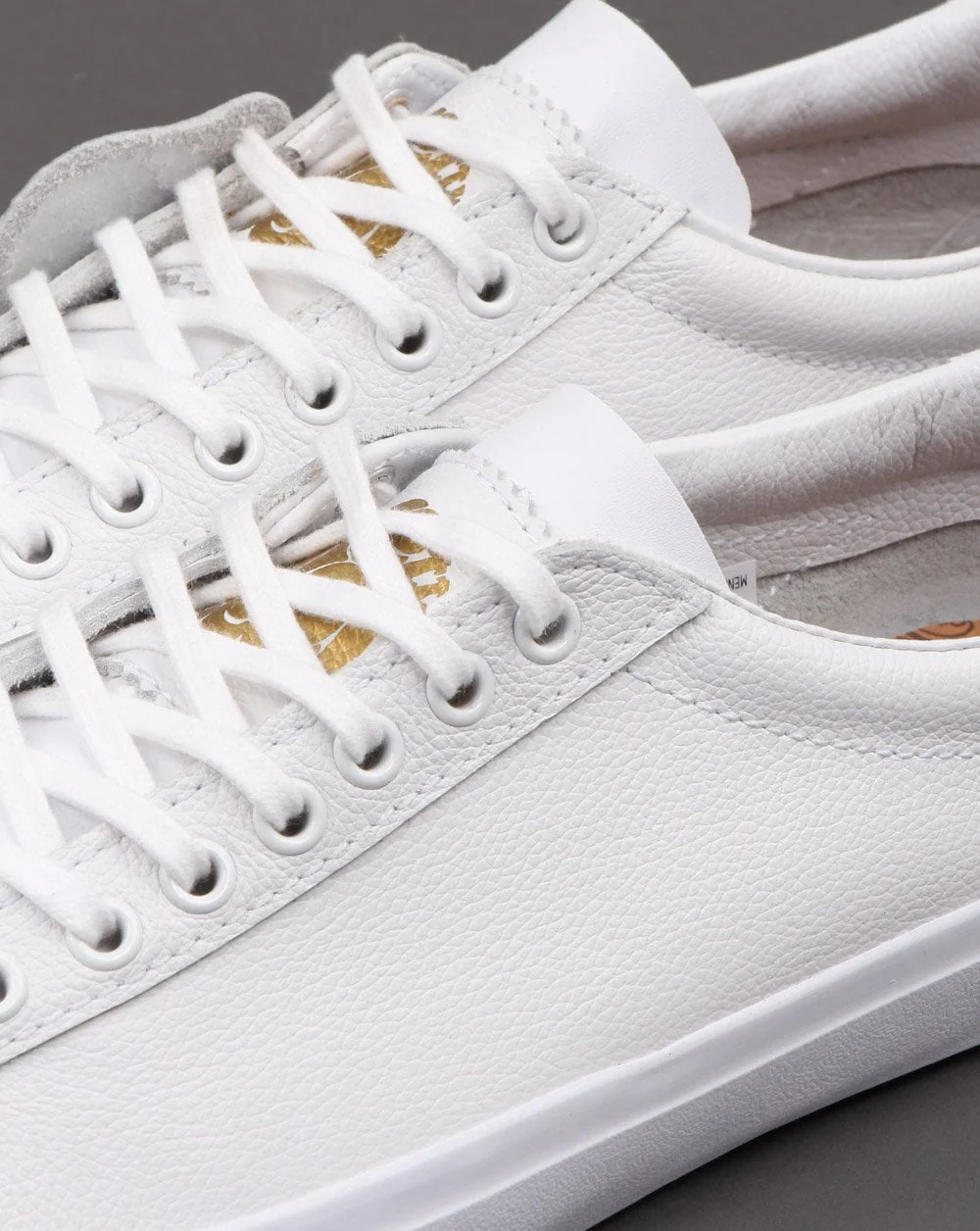 Pretty Green Leather Trainer White - Image 4