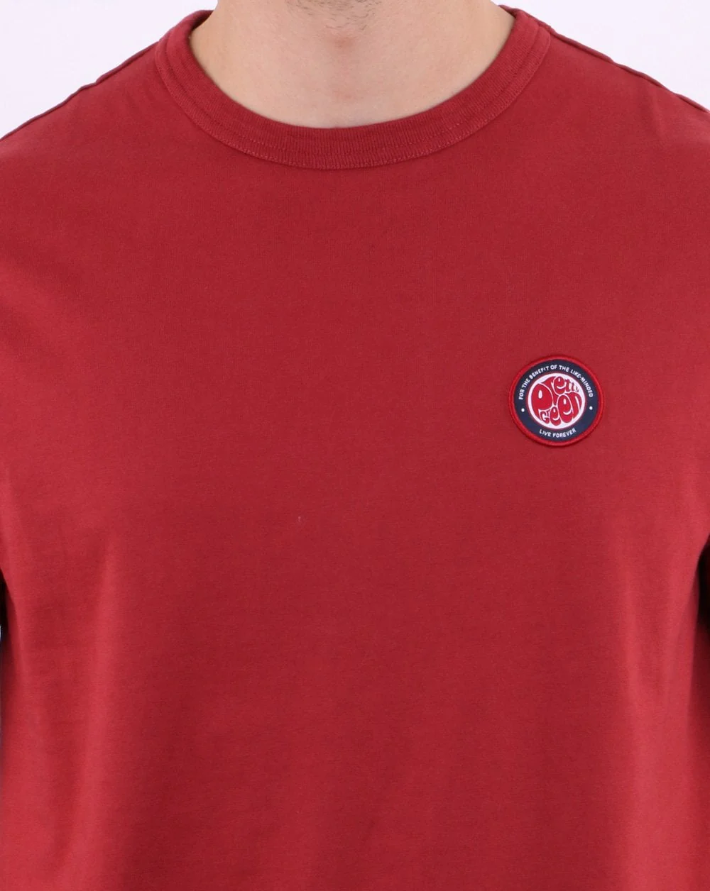 Pretty Green Likeminded Crew T-shirt Red - Image 2