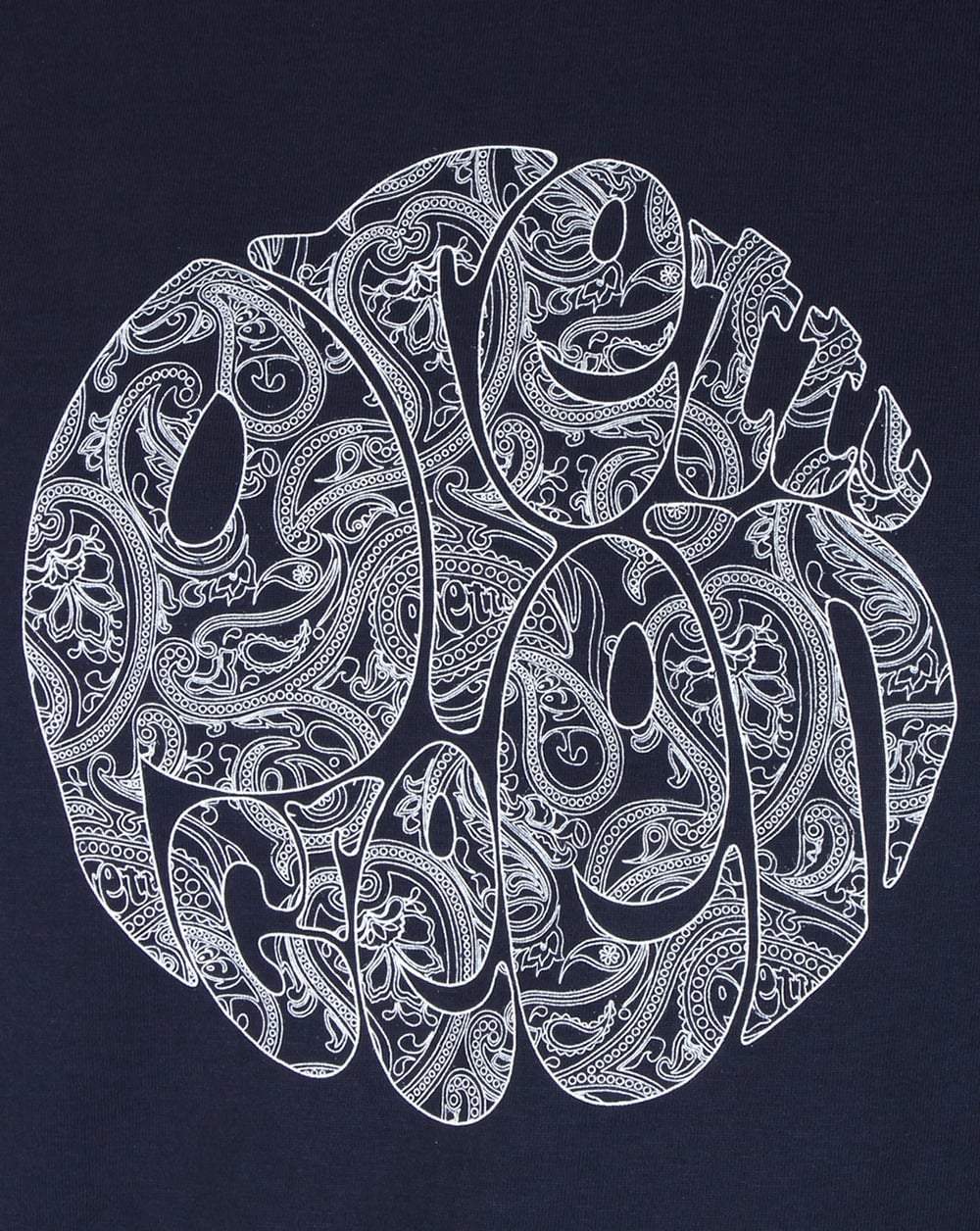 Pretty Green Linear Logo T-shirt Navy - Image 2