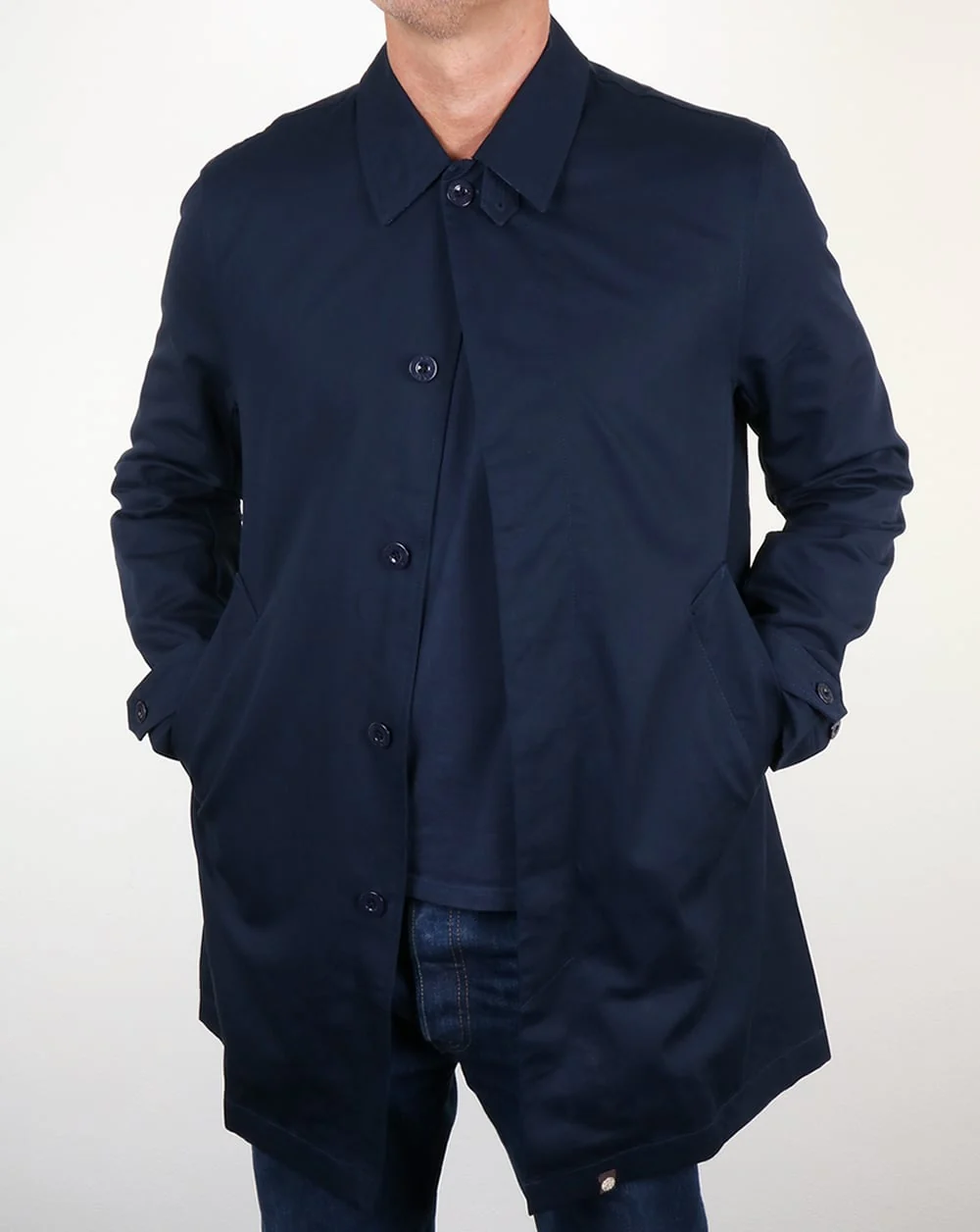 Pretty Green Mac Navy - Image 3