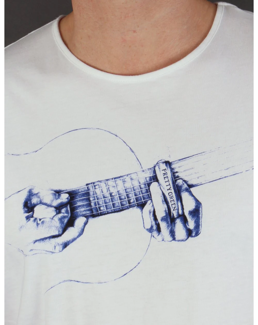 Pretty Green Middle Finger T-shirt White - Image 2