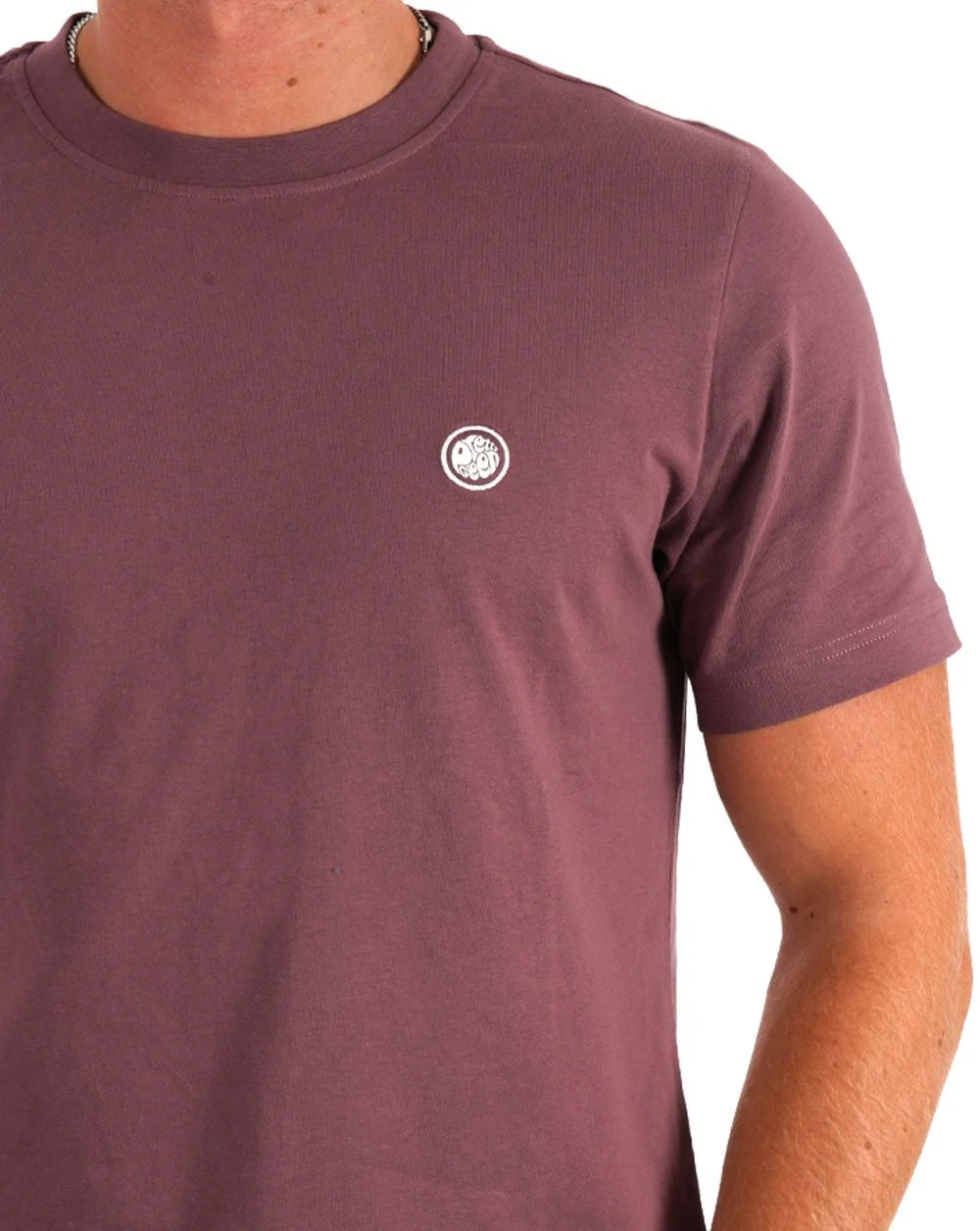 Pretty Green Mitchell T Shirt Dark Purple - Image 2
