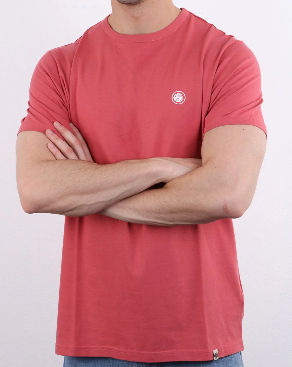 Pretty Green Mitchell T-shirt Light Red - Image 3