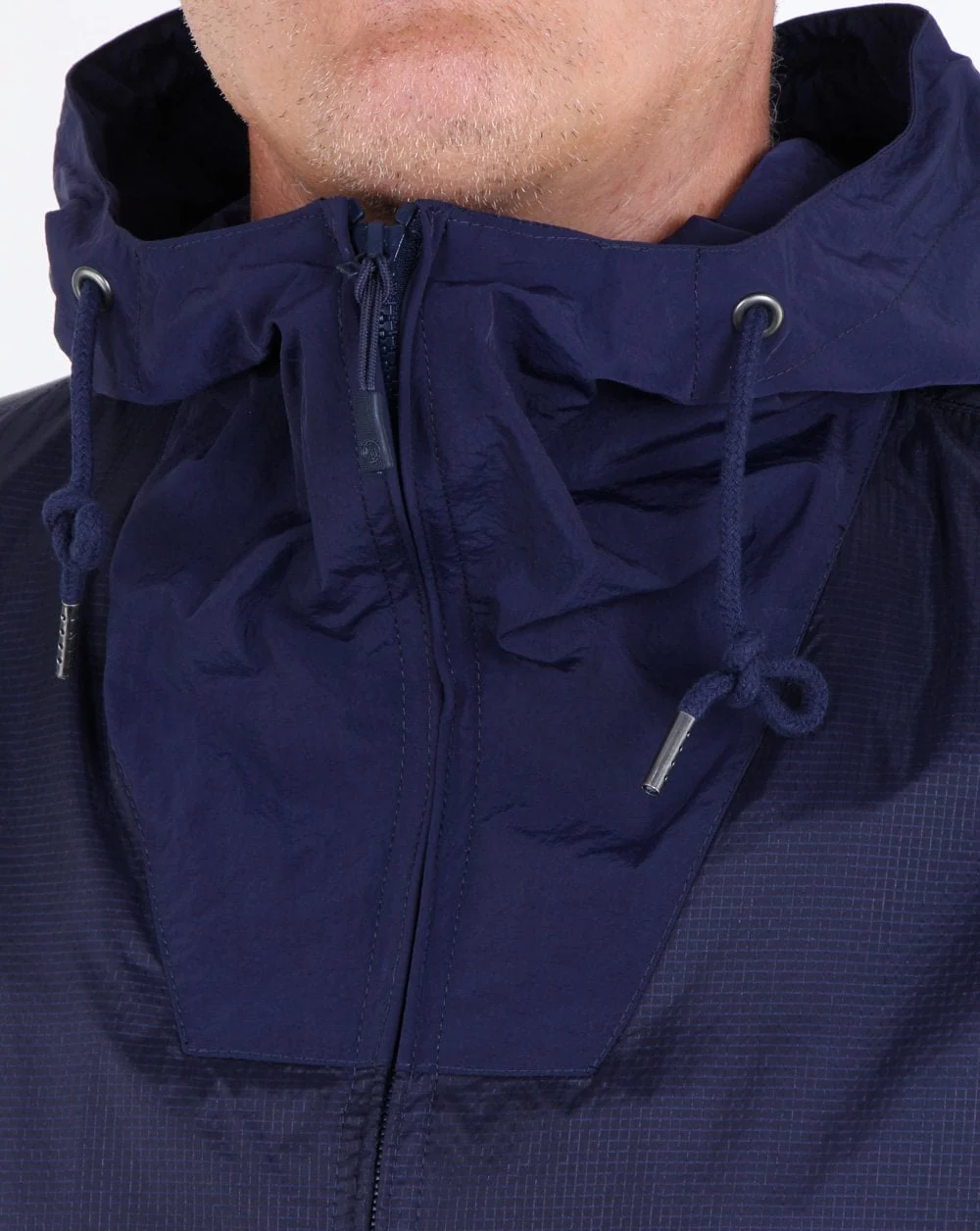 Pretty Green Overhead Hooded Jacket Navy - Image 3