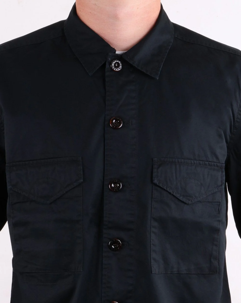 Pretty Green Overshirt Black - Image 4