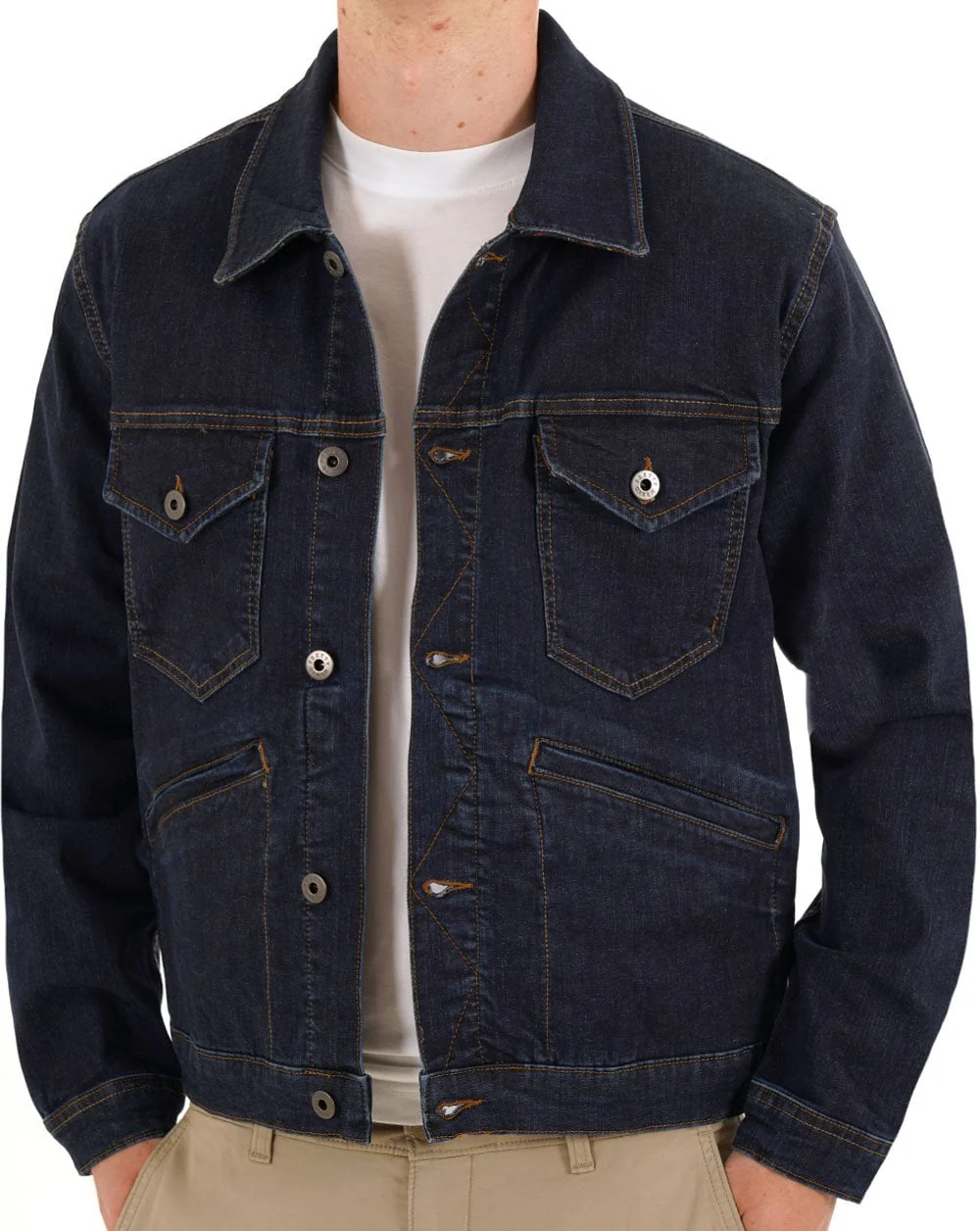 Pretty Green Parthian Denim Jacket Blue - Image 2