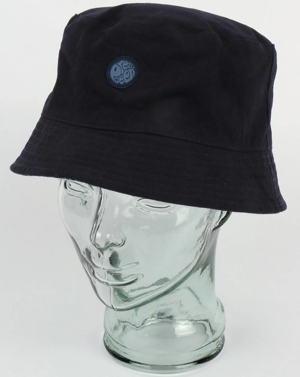 Pretty Green Reversible Tonal Paisley Bucket Hat Navy - Image 4