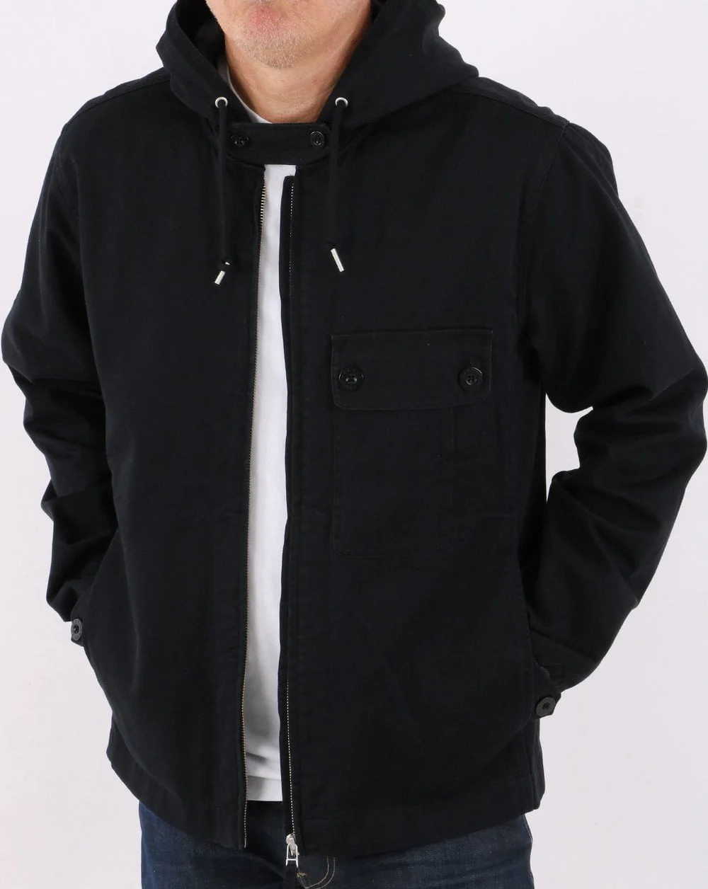 Pretty Green Sigma Cotton Jacket Black - Image 2