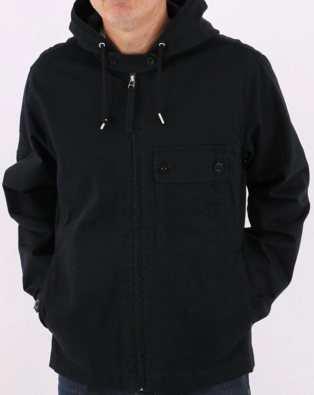 Pretty Green Sigma Cotton Jacket Black - Image 5
