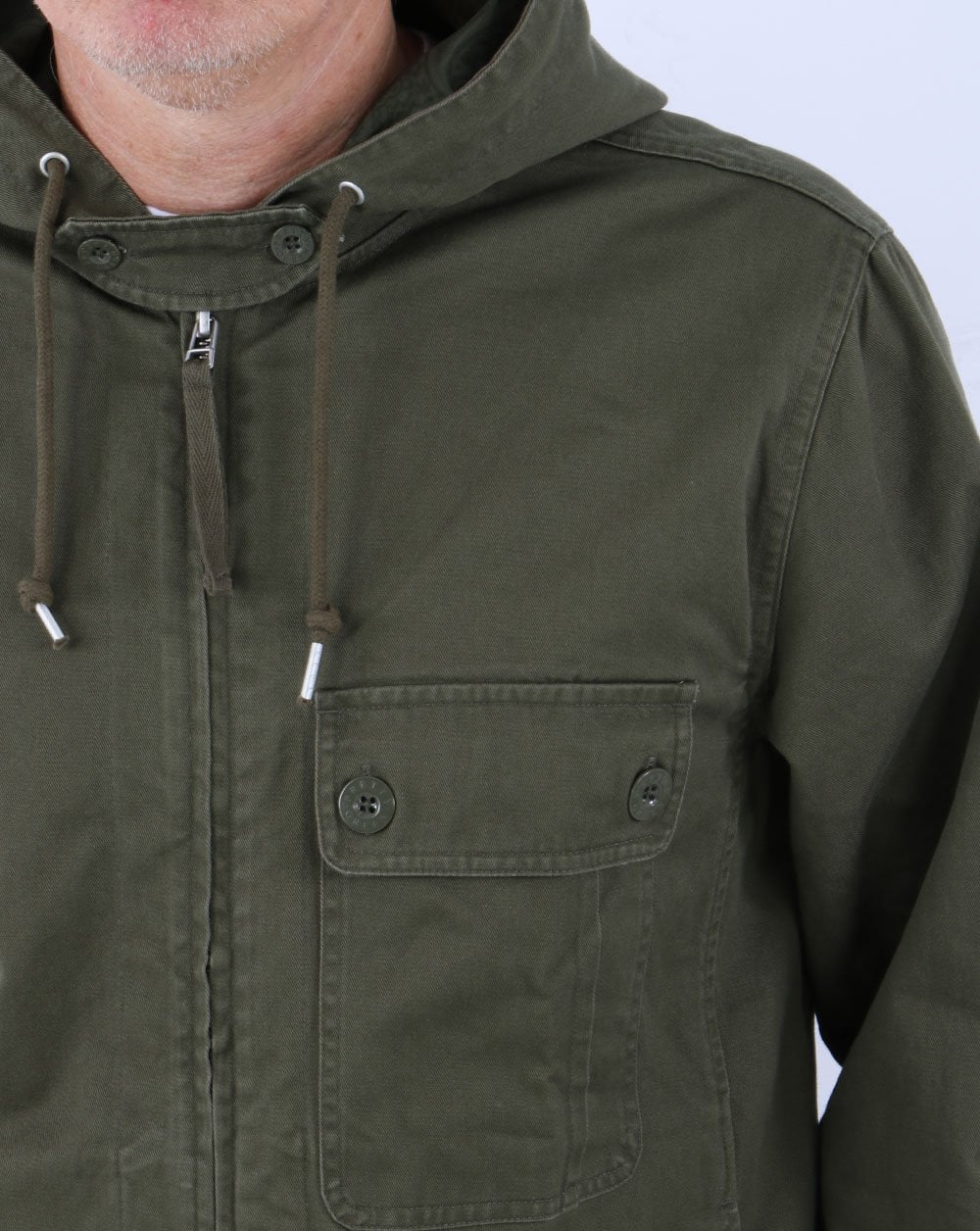 Pretty Green Sigma Cotton Jacket Khaki - Image 3