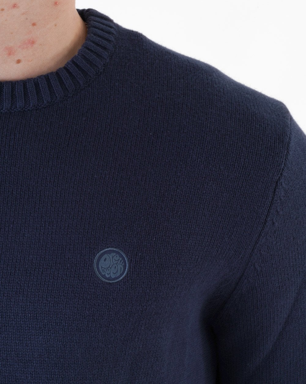 Pretty Green Standards Knitted Jumper Navy - Image 3
