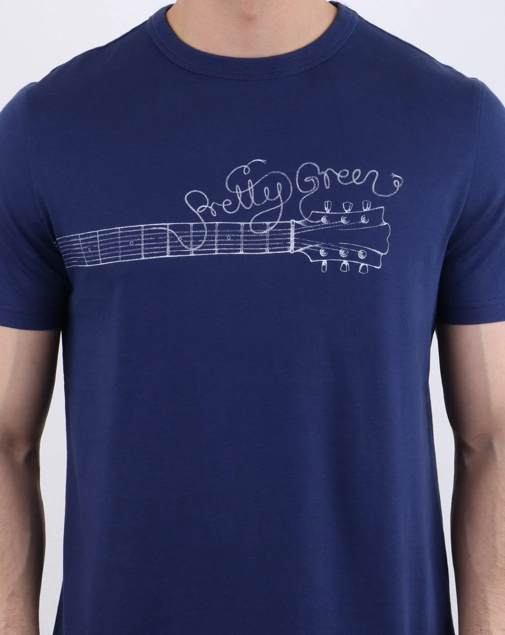 Pretty Green Strings T-shirt Navy - Image 3